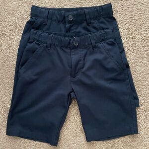 French Toast Blue Casual/Uniform Shorts with Adjustable Waistband- 2 pair